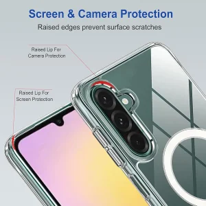 کاور گاردتک مدل Clear Magsafe Strap مناسب برای گوشی موبایل سامسونگ Galaxy A26 به همراه بند آویز
