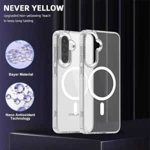کاور گاردتک مدل Clear Magsafe Strap مناسب برای گوشی موبایل سامسونگ Galaxy A26 به همراه بند آویز