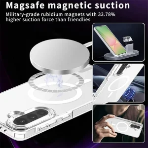 کاور گاردتک مدل Clear Magsafe Strap مناسب برای گوشی موبایل سامسونگ Galaxy A26 به همراه بند آویز