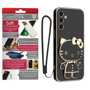 کاور گاردتک آساک مدل Kitty Strap مناسب برای گوشی موبایل سامسونگ Galaxy M55/ C55 به همراه بندآویز