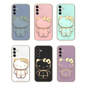 کاور گاردتک آساک مدل Kitty Strap مناسب برای گوشی موبایل سامسونگ Galaxy M55/ C55 به همراه بندآویز