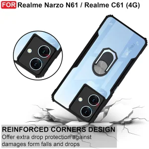 کاور گاردتک اساک مدل AntiShock Magnet Holder مناسب برای گوشی موبایل ریلمی  Realme C61/C63