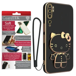 کاور گاردتک آساک مدل Kitty Strap مناسب برای گوشی موبایل شیائومی Mi Note 10 Pro / Mi Note 10به همراه بندآویز