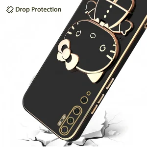 کاور گاردتک آساک مدل Kitty Strap مناسب برای گوشی موبایل شیائومی Mi Note 10 Pro / Mi Note 10به همراه بندآویز