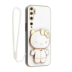 کاور گاردتک آساک مدل Kitty Strap مناسب برای گوشی موبایل شیائومی Mi Note 10 Pro / Mi Note 10به همراه بندآویز