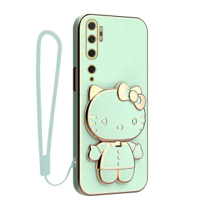 کاور گاردتک آساک مدل Kitty Strap مناسب برای گوشی موبایل شیائومی Mi Note 10 Pro / Mi Note 10به همراه بندآویز