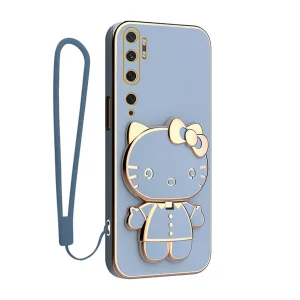 کاور گاردتک آساک مدل Kitty Strap مناسب برای گوشی موبایل شیائومی Mi Note 10 Pro / Mi Note 10به همراه بندآویز