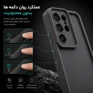 کاور گاردتک اساک مدل Silicone Puffer مناسب برای گوشی موبایل سامسونگ Galaxy S26 Ultra