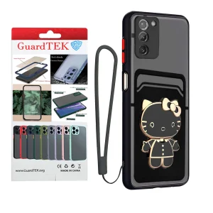 کاور گاردتک آساک مدل MBC Card Kitty Strap مناسب برای گوشی موبایل سامسونگ Galaxy A03S به همراه بند آویز