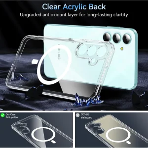 کاور گاردتک مدل Clear Magsafe Strap مناسب برای گوشی موبایل سامسونگ Galaxy A17 به همراه بند آویز