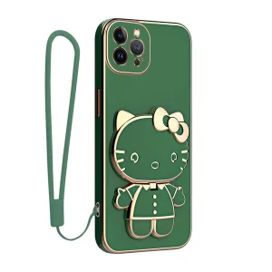 کاور گاردتک آساک مدل Kitty Strap مناسب برای گوشی موبایل اپل iPhone 12 Pro به همراه بندآویز