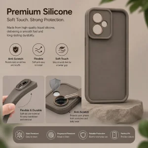 کاور گاردتک اساک مدل Silicone Puffer مناسب برای گوشی موبایل موتورولا Moto G55