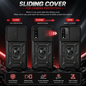 کاور گاردتک اساک مدل Defender Armor مناسب برای گوشی موبایل شیائومی Redmi Note 9