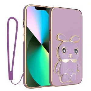 کاور گاردتک اساک مدل Bunny Strap مناسب برای گوشی موبایل اپل iPhone 11 به همراه بند