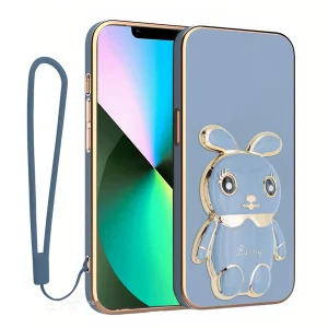 کاور گاردتک اساک مدل Bunny Strap مناسب برای گوشی موبایل اپل iPhone 11 به همراه بند
