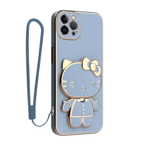 کاور گاردتک اساک مدل Kitty Strap مناسب برای گوشی موبایل اپل iPhone 12 Pro به همراه بندآویز