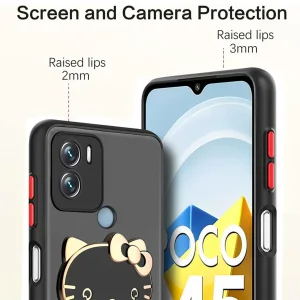 کاور گاردتک آساک مدل MBC Kitty Strap مناسب برای گوشی موبایل شیائومی Redmi A1 Plus/ A2 Plus به همراه بند