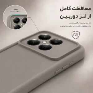 کاور گاردتک اساک مدل Silicone Puffer مناسب برای گوشی موبایل شیائومی Poco F8 Ultra