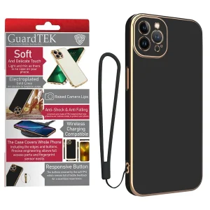 کاور گاردتک اساک مدل My Case Strap مناسب برای گوشی موبایل اپل iPhone 12 Pro به همراه بندآویز