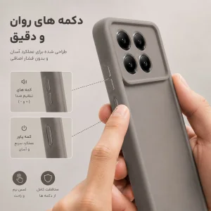 کاور گاردتک اساک مدل Silicone Puffer مناسب برای گوشی موبایل شیائومی Poco F8 Pro