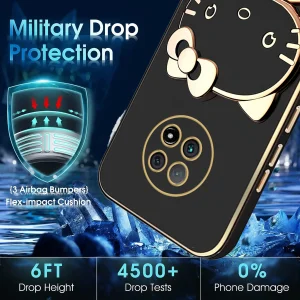 کاور گاردتک آساک مدل Kitty Strap مناسب برای گوشی موبایل ریلمی Realme C65 4G به همراه بندآویز