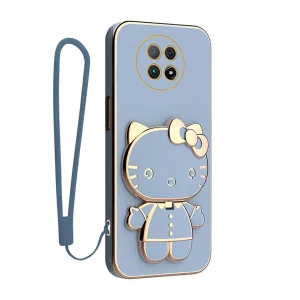 کاور گاردتک آساک مدل Kitty Strap مناسب برای گوشی موبایل ریلمی Realme C65 4G به همراه بندآویز