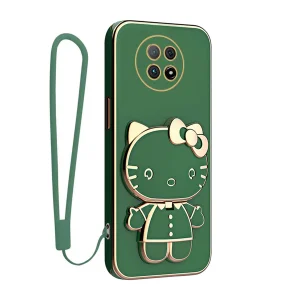 کاور گاردتک آساک مدل Kitty Strap مناسب برای گوشی موبایل ریلمی Realme C65 4G به همراه بندآویز