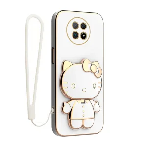 کاور گاردتک آساک مدل Kitty Strap مناسب برای گوشی موبایل ریلمی Realme C65 4G به همراه بندآویز