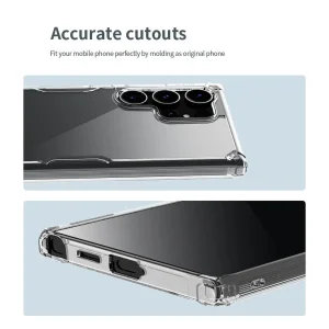 کاور نیلکین مدل Nature TPU Pro مناسب برای گوشی موبایل سامسونگ Galaxy S24 Ultra