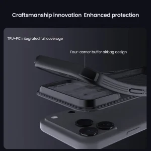 کاور نیلکین مدل Camshield Pro Clear version مناسب برای گوشی موبایل اپل iPhone 17 Pro Max