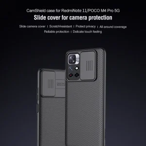 کاور نیلکین مدل CamShield مناسب برای گوشی موبایل شیائومی Redmi Note 11 5G / Poco M4 Pro 5G / Redmi Note 11T 5G