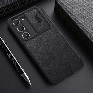 کیف کلاسوری نیلکین مدل Qin Pro Leather Case مناسب برای گوشی موبایل سامسونگ Galaxy S23