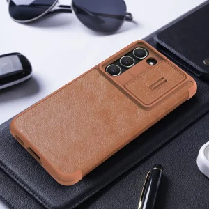 کیف کلاسوری نیلکین مدل Qin Pro Leather Case مناسب برای گوشی موبایل سامسونگ Galaxy S23