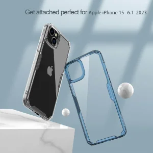 کاور نیلکین مدل Nature TPU Pro مناسب برای گوشی موبایل اپل iPhone 15