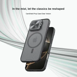 کاور نیلکین مدل Camshield Prop Magnetic Clear مناسب برای گوشی موبایل اپل iPhone 16 Pro