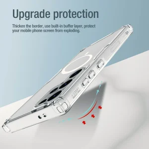 کاور نیلکین مدل Nature TPU Pro Magnetic مناسب برای گوشی موبایل سامسونگ Galaxy S24 Ultra