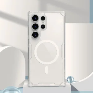 کاور نیلکین مدل Nature TPU Pro Magnetic مناسب برای گوشی موبایل سامسونگ Galaxy S24 Ultra
