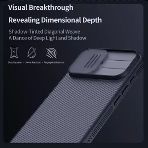 کاور نیلکین مدل Camshield Pro Clear version مناسب برای گوشی موبایل اپل iPhone 17