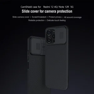 کاور نیلکین مدل CamShield مناسب برای گوشی موبایل شیائومی Redmi 12 4G / Note 12R 5G