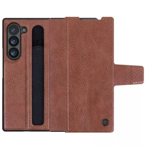 کاور نیلکین مدل Aoge Leather مناسب برای گوشی موبایل سامسونگ Galaxy Z Fold 7
