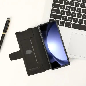 کاور نیلکین مدل Aoge Leather مناسب برای گوشی موبایل سامسونگ Galaxy Z Fold 7