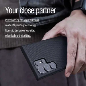کاور نیلکین مدل Super Frosted Shield Pro Magnetic مناسب برای گوشی موبایل سامسونگ  Galaxy S24 Ultra