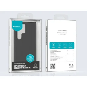 کاور نیلکین مدل Super Frosted Shield Pro Magnetic  مناسب برای گوشی موبایل سامسونگ Galaxy S24 Ultra