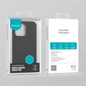 کاور نیلکین مدل Super Frosted Shield Pro مناسب برای گوشی موبایل اپل iPhone 15 Pro/ 14 Pro