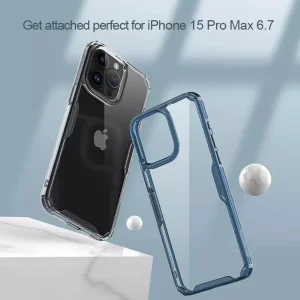 کاور نیلکین مدل Nature TPU Pro مناسب برای گوشی موبایل اپل iPhone 15 Pro Max