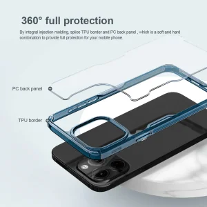 کاور نیلکین مدل Nature TPU Pro مناسب برای گوشی موبایل اپل iPhone 15 Pro Max