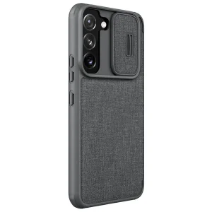 کیف کلاسوری نیلکین مدل Qin Pro Plain Cloth مناسب برای گوشی موبایل سامسونگ Galaxy S22 plus