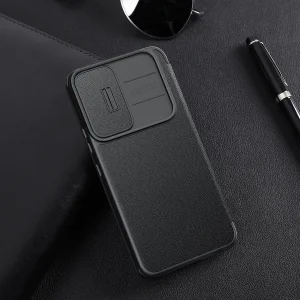 کیف کلاسوری نیلکین مدل Qin Pro Plain Cloth مناسب برای گوشی موبایل سامسونگ Galaxy S22 plus
