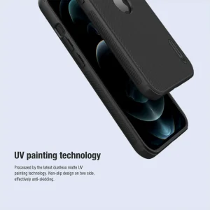 کاور نیلکین مدل (Super Frosted Shield Pro(Logo cutout مناسب برای گوشی موبایل اپل IPhone 13 / 14