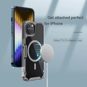 کاور نیلکین مدل Nature TPU Pro Magnetic مناسب برای گوشی موبایل اپل iPhone 13 / 14